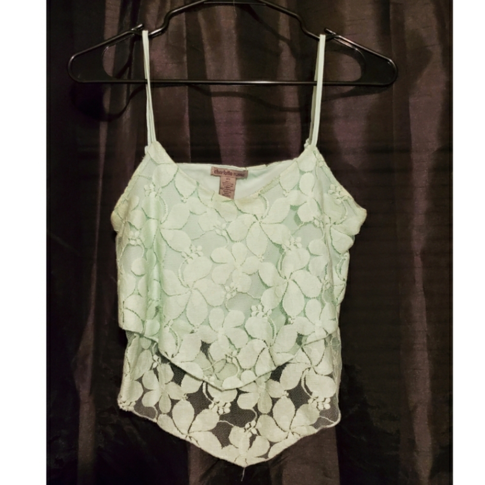 Charlotte Russe Crop top tank top